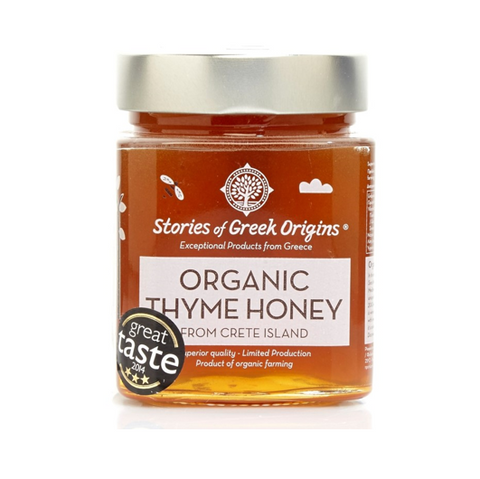 STORIES OF GREEK ORIGINS Organic Thyme Honey from Crete island