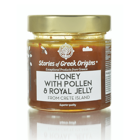 STORIES OF GREEK ORIGINS Honey with Pollen & Royal Jelly