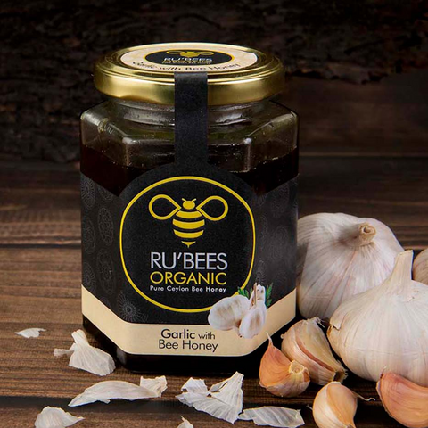 Organic Garlic Honey 400gm