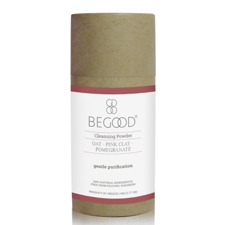 BEGOOD 100% Natural, Cleansing Powder - Oat, Pink Clay, Pomegranate (gentle purification) / 50g