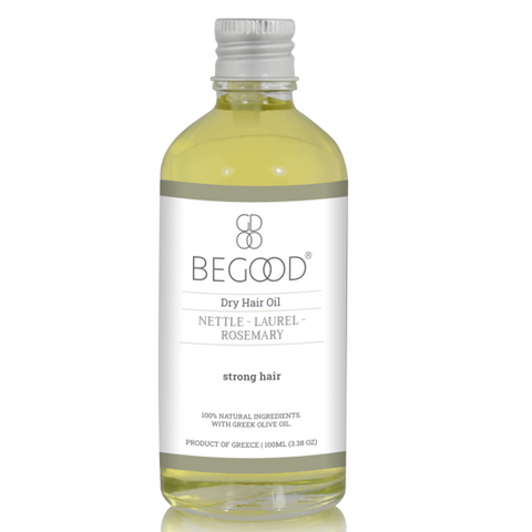 BEGOOD 100% Natural Dry Hair Oil - Nettle, Laurel, Rosemary (strong hair) / 100ml