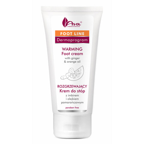 Ava Warming Foot Cream With Ginger & Orange Oil