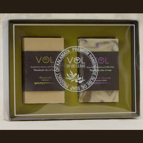 Traditional & Lavender & Nettle Bar Soaps Gift Box