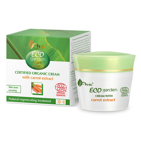 Certifed Organic Cream With Carrot Extract