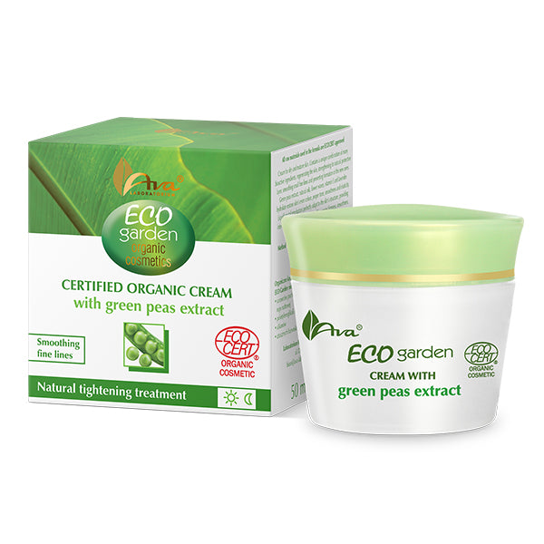 Certifed Organic Cream With Green Peas Extract