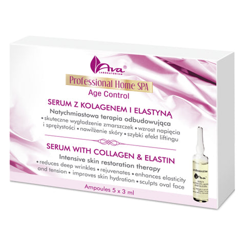 Professional Home Spa – Age Control Serum With Collagen And Elastin