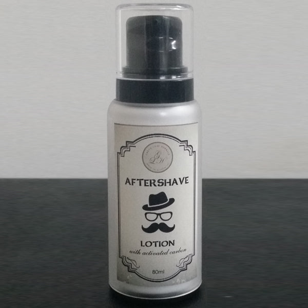 Aftershave Lotion With Activated Carbon