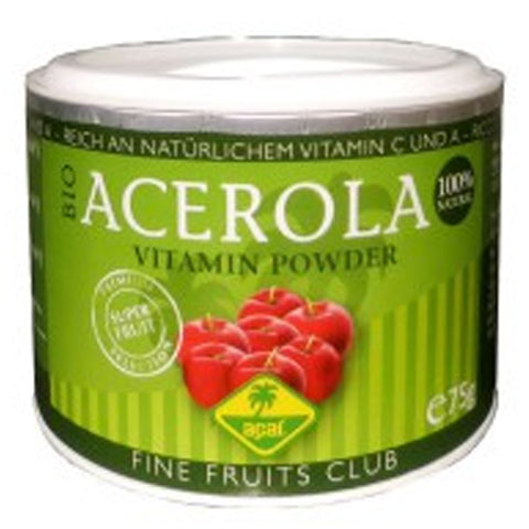 Bio Acerola Vitamin Powder, 2 X 75G Jars