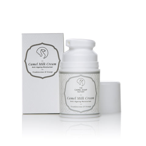 Natural Camel Milk Anti-Ageing Moisturiser – Frankincense and Orange