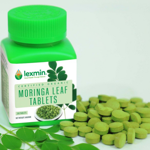 Lexmin® Organic Moringa Leaf Tablets (200 tablets) (1kg)