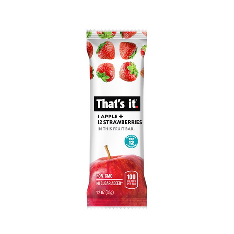 That's It. Apple + Strawberry Fruit Bars 1.2oz