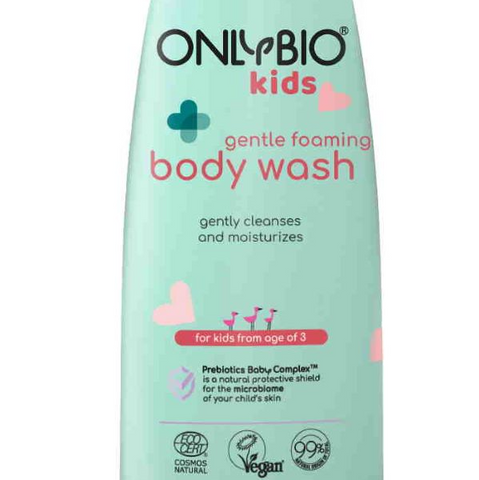 Gentle body wash foam for kids