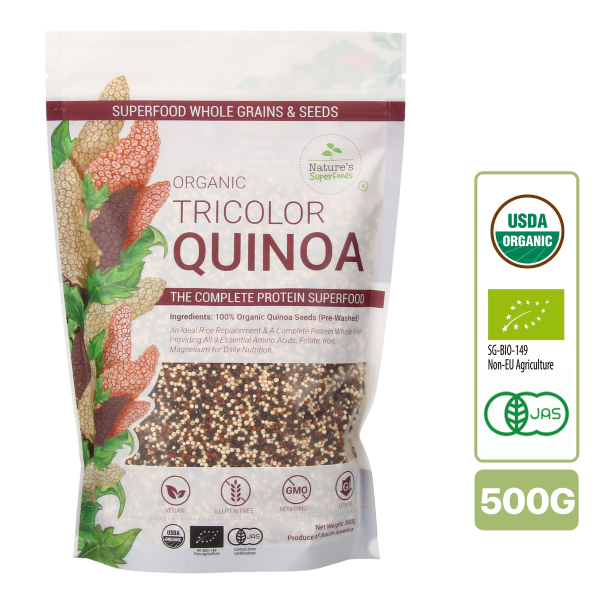 Nature's Superfoods Organic Tricolor Quinoa Seeds