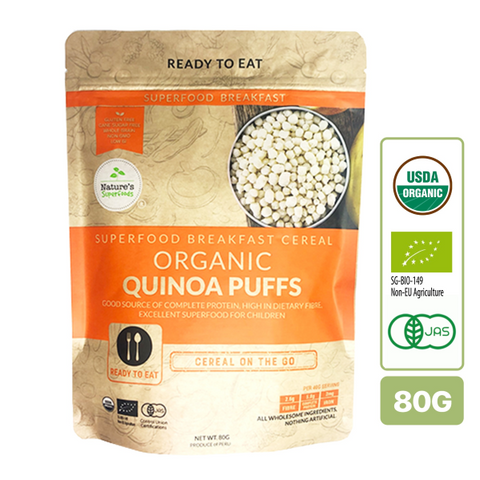Nature's Superfoods Organic Breakfast Cereals: Quinoa Puffs