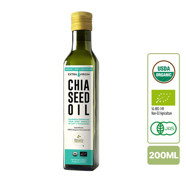Nature's Superfoods Organic Cold-Pressed Chia Seed Oil