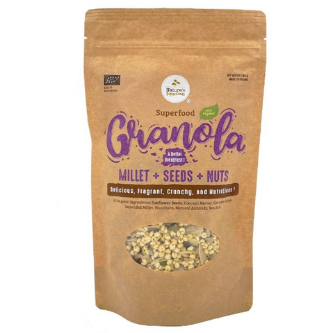 Nature's Superfoods Organic Granola Cereal - Millet + Seeds + Nuts
