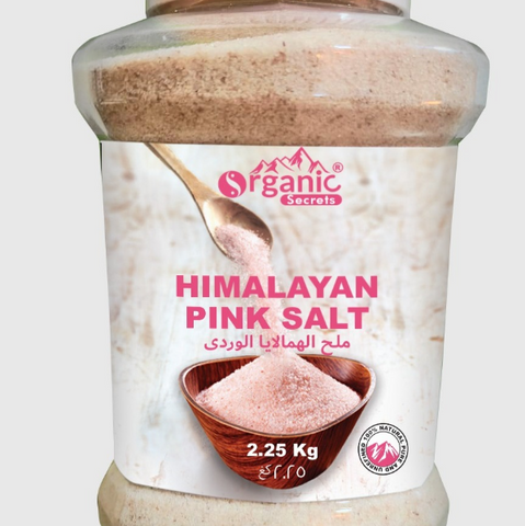 Organic Secrets-Himalayan Pink Salt Jar 2.25Kg