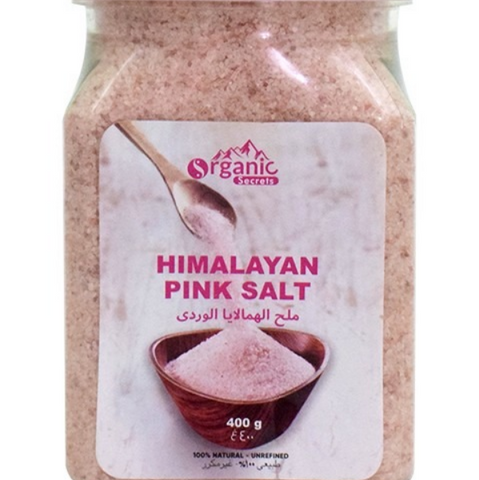 Organic Secrets-Himalayan Pink Salt shaker 400G