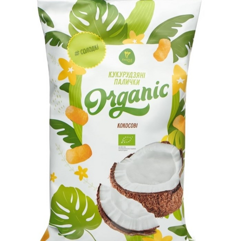 Organic Coconut corn puffs