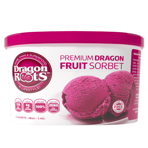Premium dragon fruit sorbet