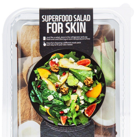 Superfood Salad For Skin Facial Sheet Mask Coconut Package