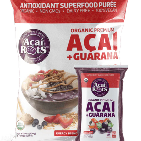 Organic Premium Acai + Guarana Pouches (4x100g)