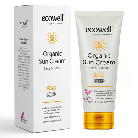 ECOWELL ORGANIC SUN CREAM - 50 SPF