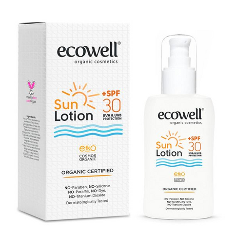 ECOWELL ORGANIC SUN LOTION - 30 SPF