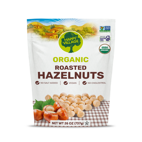 Happy Village Organic Roasted Hazelnuts