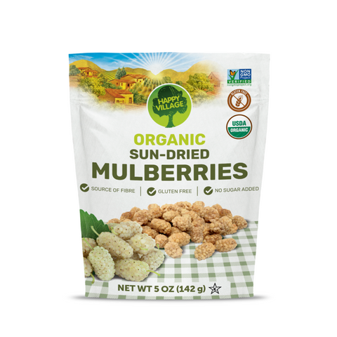 Happy Village Organic Sun Dried Mulberries