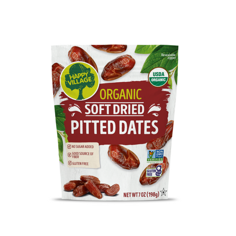 Happy Village Organic Soft Dried Pitted Dates