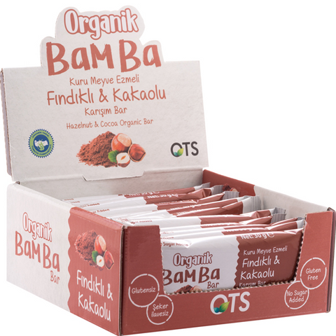 Bamba Organic Fruit & Nuts Bar - Hazelnut & Cocoa