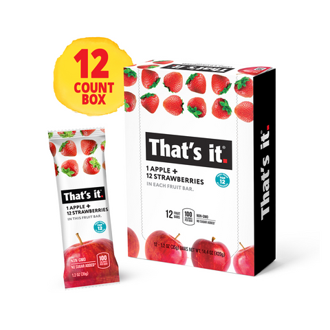 That's it. Apple Strawberry Fruit Bar 35g