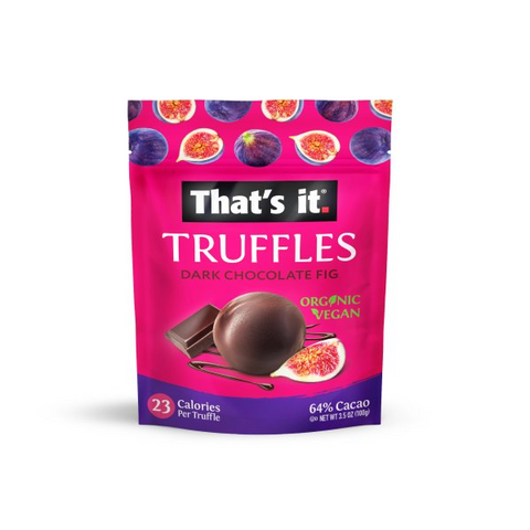 That's it. Dark Chocolate Fig Truffles 100g