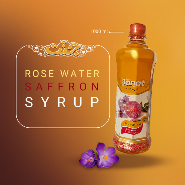 Rose water saffron Syrup