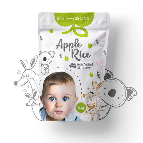 Réal Organic Apple Rice (Infant Cereal)