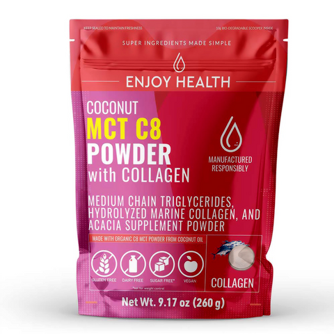 Coconut MCT C8 Powder with Collagen