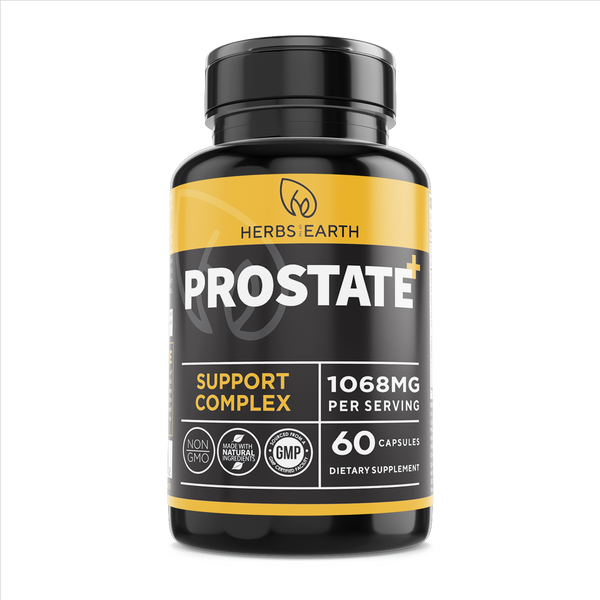 Prostate + 1068mg Support Complex 60 Capsules from Herbs of the Earth ...