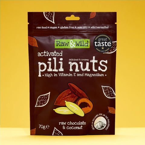 Activated Pili Nuts - Raw Choc & Coconut