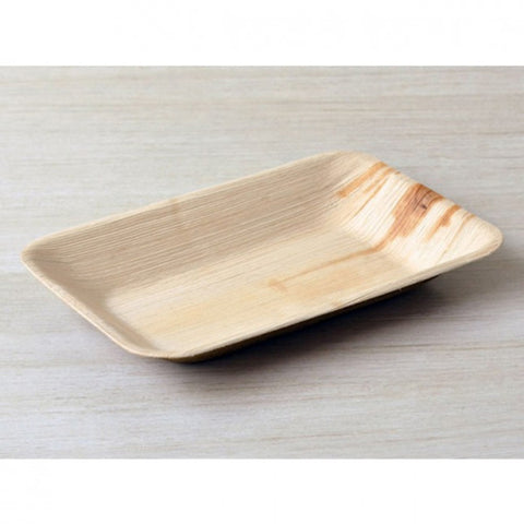 9-X-5 Inch Rectangle Shape-Eco Friendly Disposable Palm Leaf Plate-25Pcs