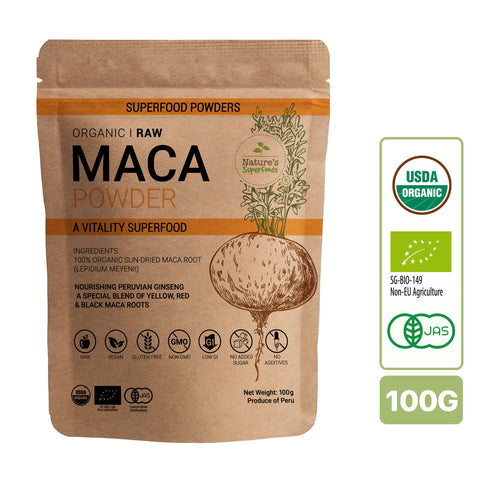 Nature's Superfoods Organic Raw Maca Root Powder