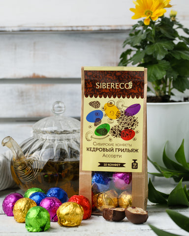 SIBERECO CANDIES, Cedar sweets Assorti, 150g