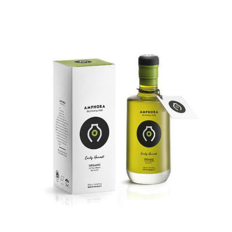 Amphora Olympia PGI Organic Early Harvest Extra Virgin Olive Oil 200 Ml