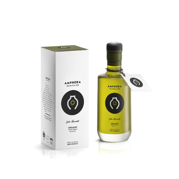 Amphora Olympia PGI Organic Late Harvest Extra Virgin Olive Oil 200 Ml