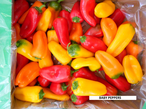 Baby peppers tricolore
