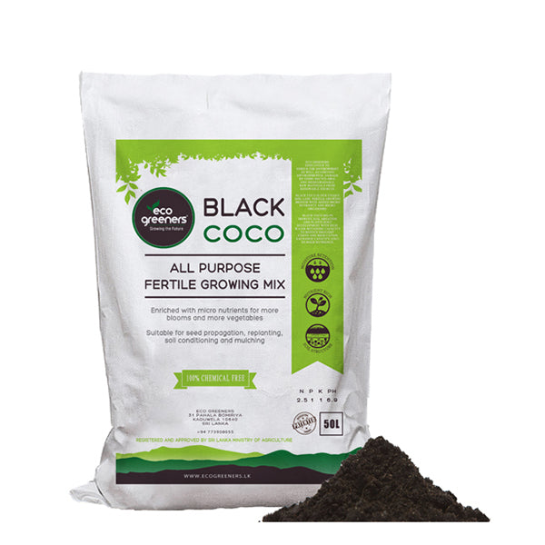 Black Coco All Purpose Fertile Growing Mix – 50L