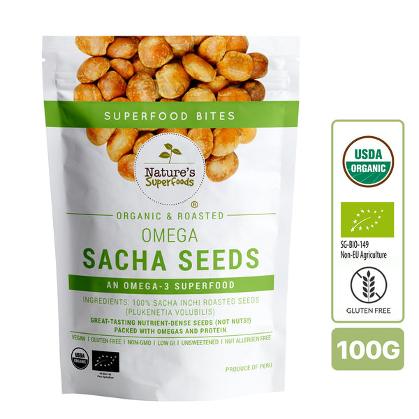 Nature's Superfoods Organic Sacha Inchi Seeds