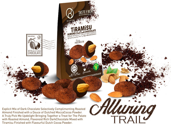 TIRAMISU ALMOND REAL DARK CHOCOLATE