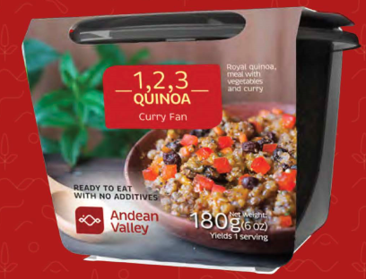 Curry fan – Royal quinoa meal with vegetables and curry – Ready to eat