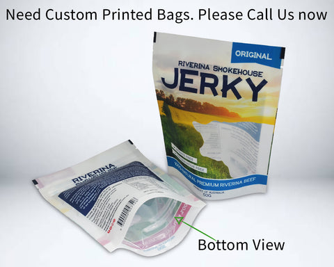 Transparent Jerky Packaging Pouches | Beef Jerky Packaging